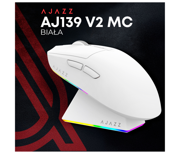 Ajazz AJ139 V2 MC 3311 ze stacją dokującą biała - 1536391 - zdjęcie 6